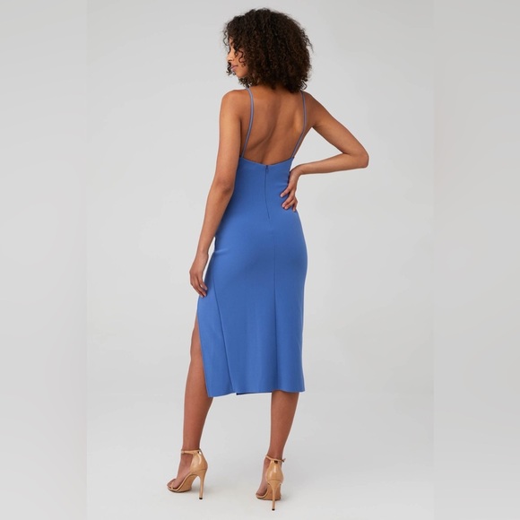 Bec + Bridge Josette Cut Out Midi Dress| $260 | French Blue | Size 6 medium - Picture 4 of 9